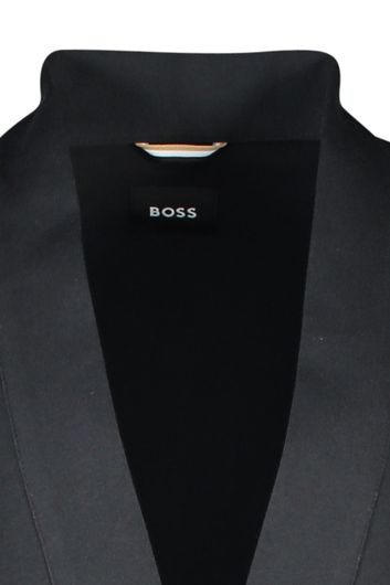 Hugo Boss badjas zwart effen 