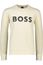 Hugo Boss sweater ronde hals wit effen katoen