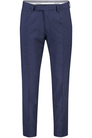 pantalon mix en match Strellson blauw geruit pantalon mix en match Strellson normale fit blauw geruit
