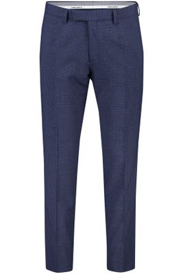 Strellson  Strellson pantalon mix en match blauw geruit Strellson pantalon mix en match blauw geruit normale fit 