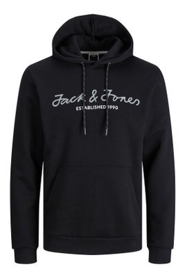 Jack & Jones Jack & Jones hoodie Plus Size zwart effen katoen 