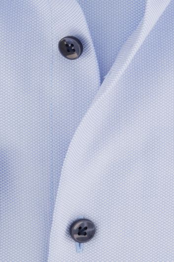 business overhemd John Miller Tailored Fit lichtblauw effen katoen slim fit 