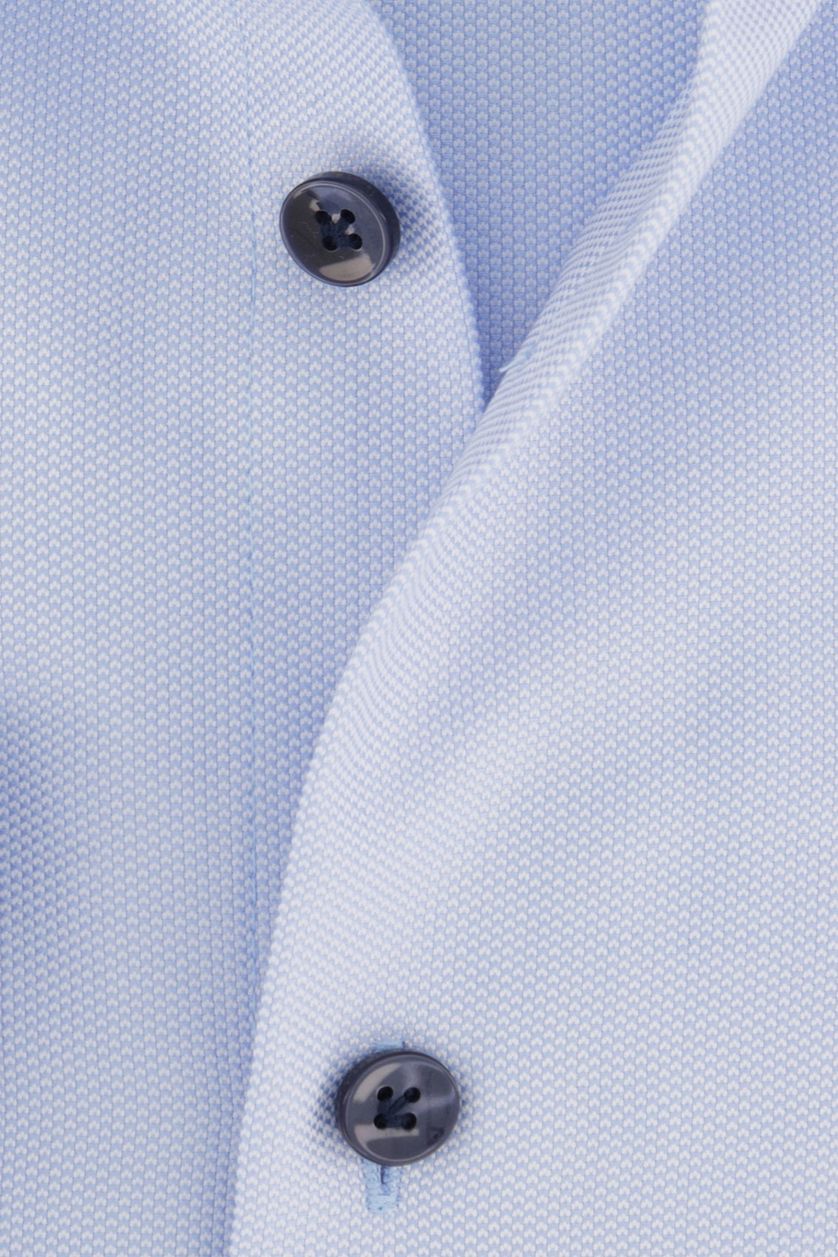 John Miller business overhemd Tailored Fit effen lichtblauw