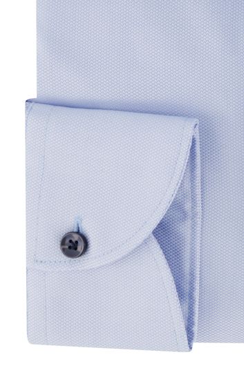 John Miller business overhemd Tailored Fit lichtblauw effen met cutaway boord