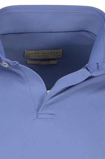 John Miller business overhemd  slim fit lichtblauw effen 