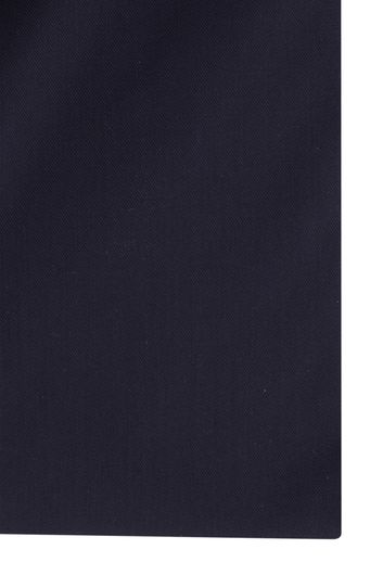 Ledub overhemd mouwlengte 7 Modern Fit New normale fit navy effen katoen