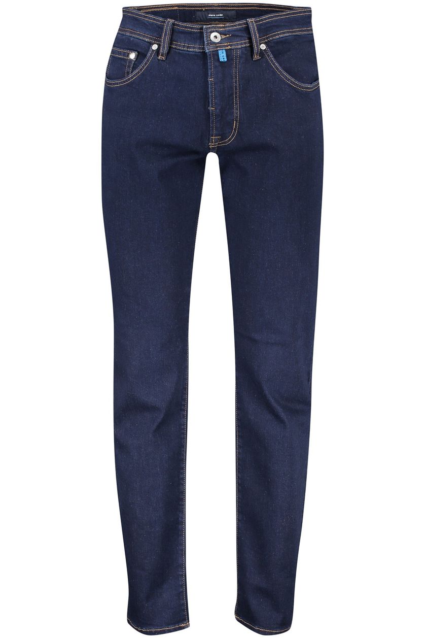 Pierre Cardin jeans donkerblauw effen met steekzakken normale fit