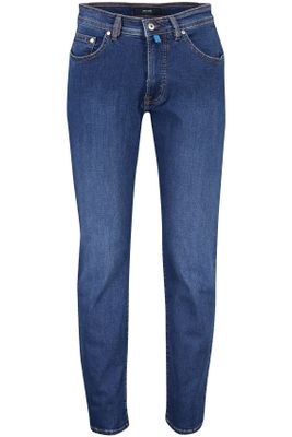 Pierre Cardin jeans Pierre Cardin blauw effen katoen 