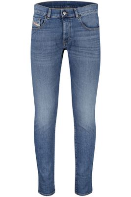 Diesel Diesel jeans blauw effen slim fit katoen D-strukt