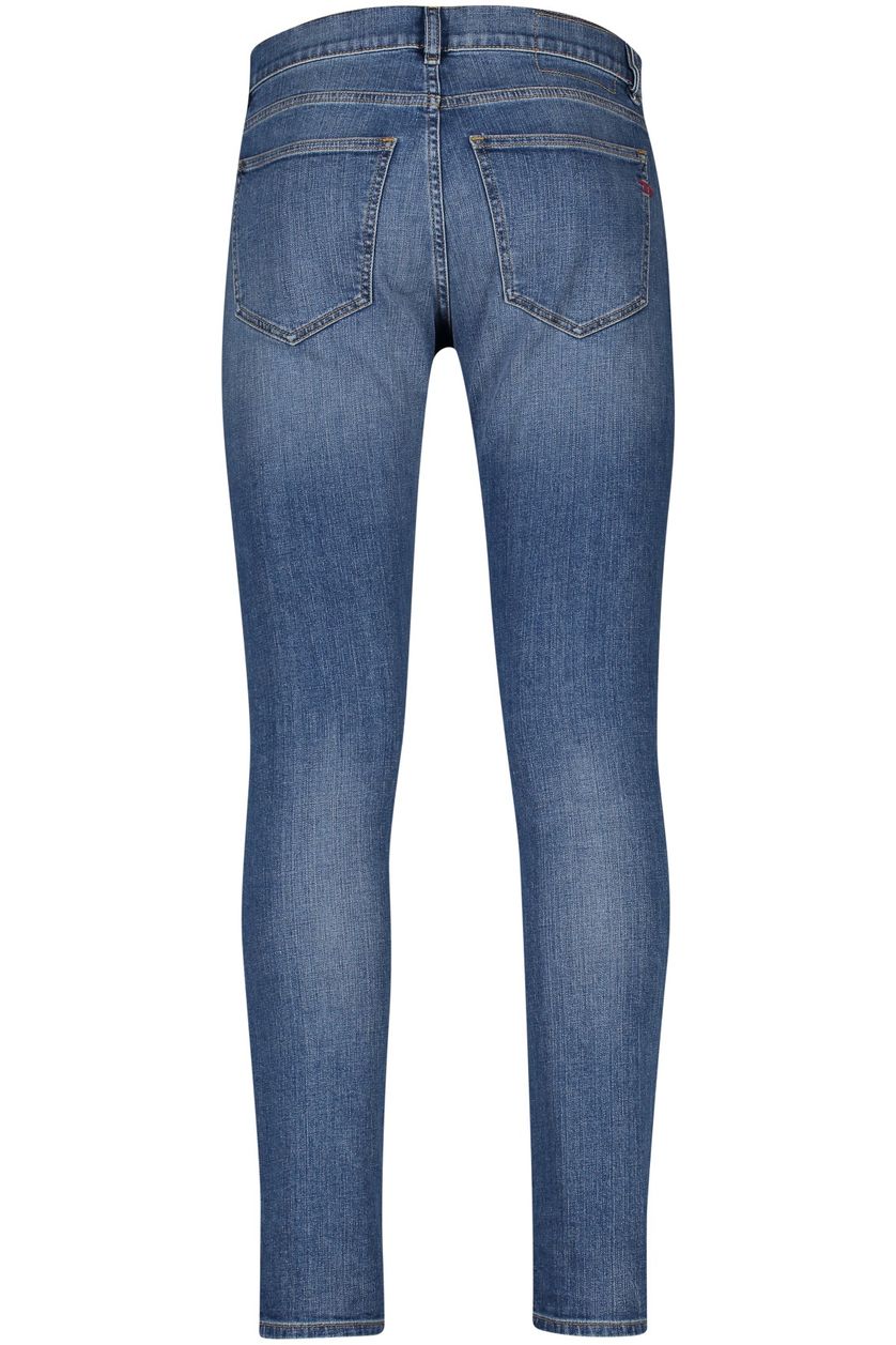 Diesel jeans blauw effen slim fit katoen D-strukt