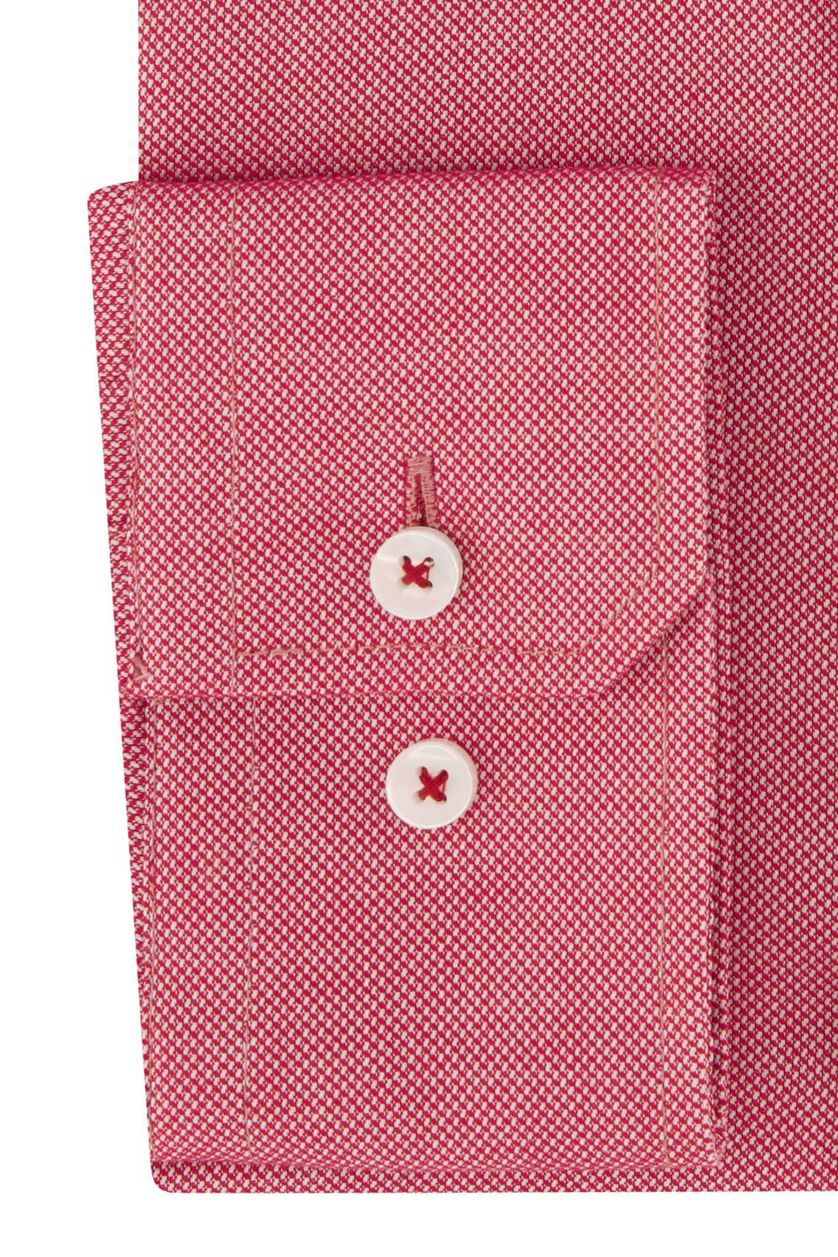 Seidensticker business overhemd  roze effen katoen normale fit