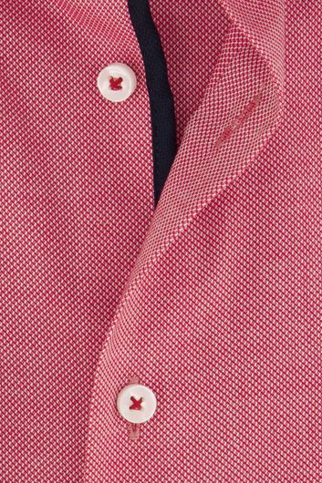 business overhemd Seidensticker Slim roze effen katoen extra slim fit 