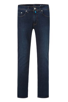 Pierre Cardin jeans Pierre Cardin donkerblauw effen denim Lyon