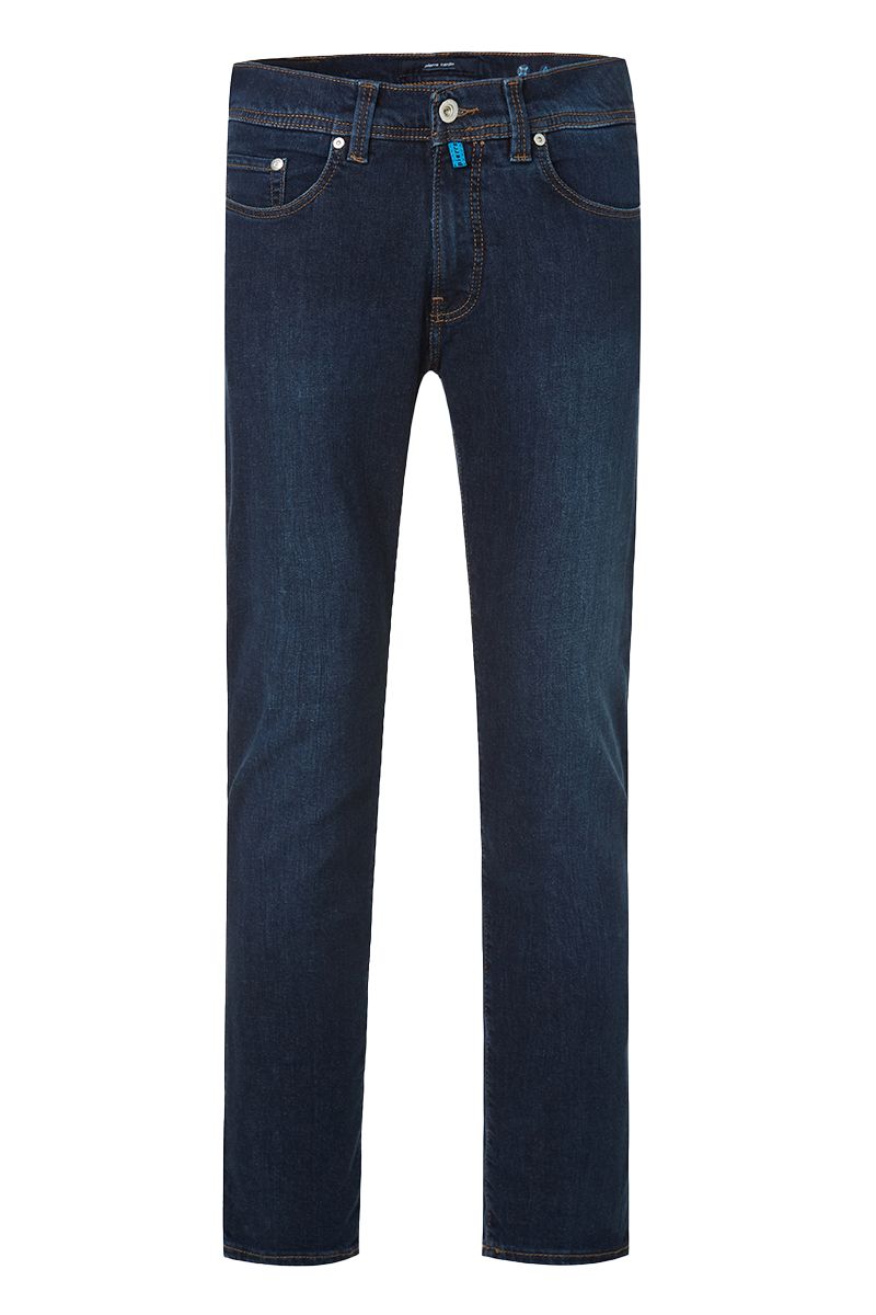 Pierre Cardin jeans donkerblauw effen denim Lyon