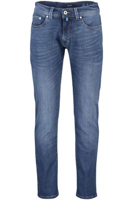 Pierre Cardin Pierre Cardin jeans blauw effen katoen 