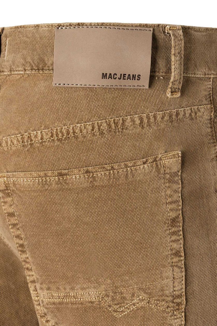 Mac jeans bruin effen katoen normale fit