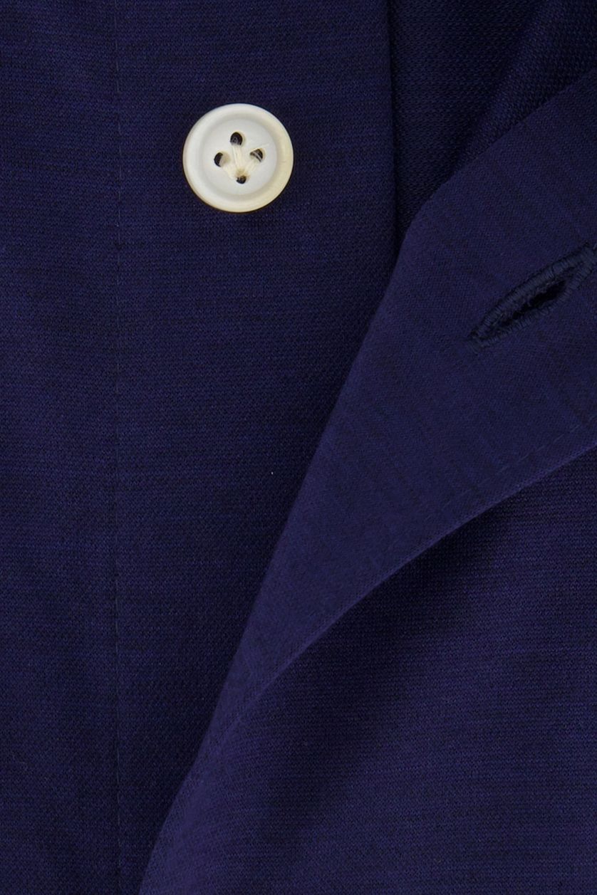 Profuomo business overhemd donkerblauw effen katoen regular fit
