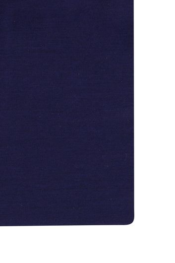 Overhemd Profuomo donkerblauw effen katoen