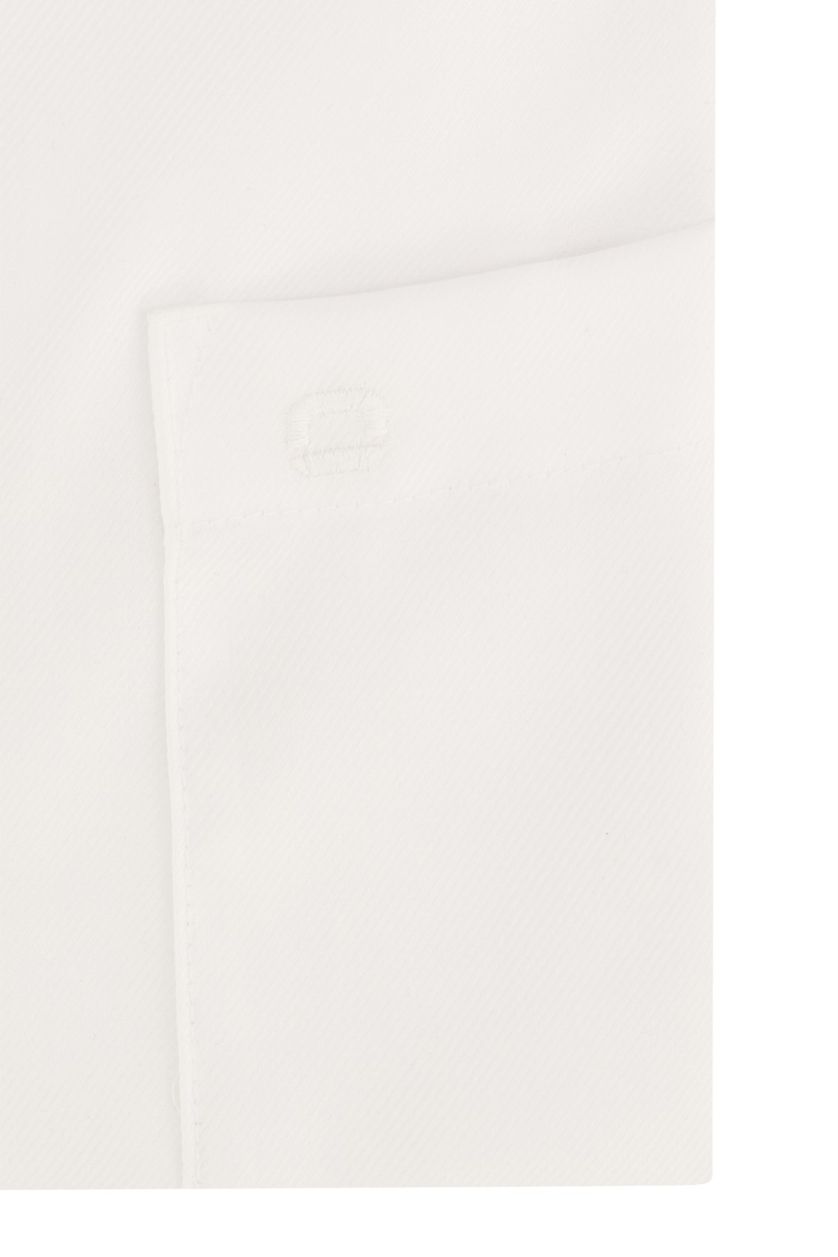Olymp business overhemd wit effen katoen wijde fit