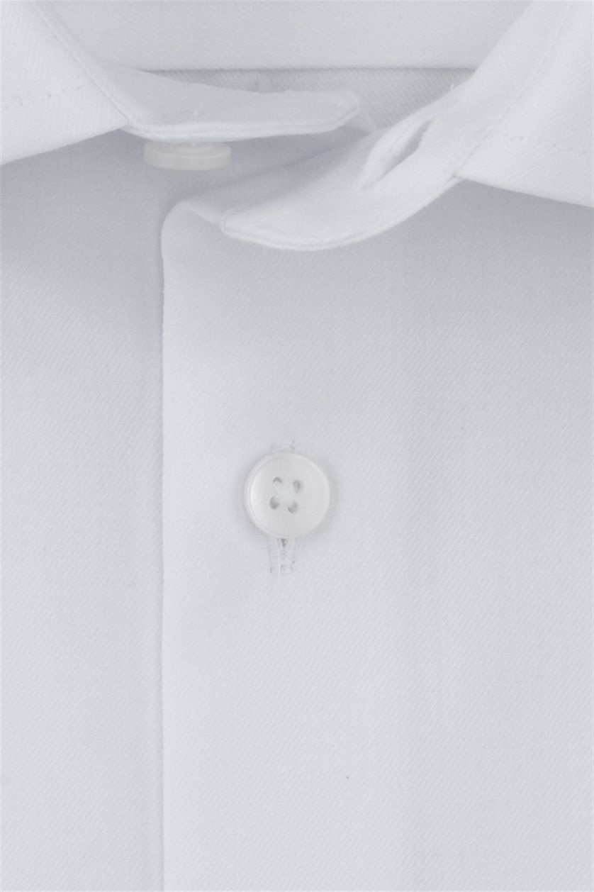 Olymp business overhemd Luxor Modern Fit wit effen katoen normale fit cutaway collar