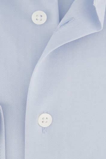business overhemd Olymp lichtblauw effen katoen normale fit 