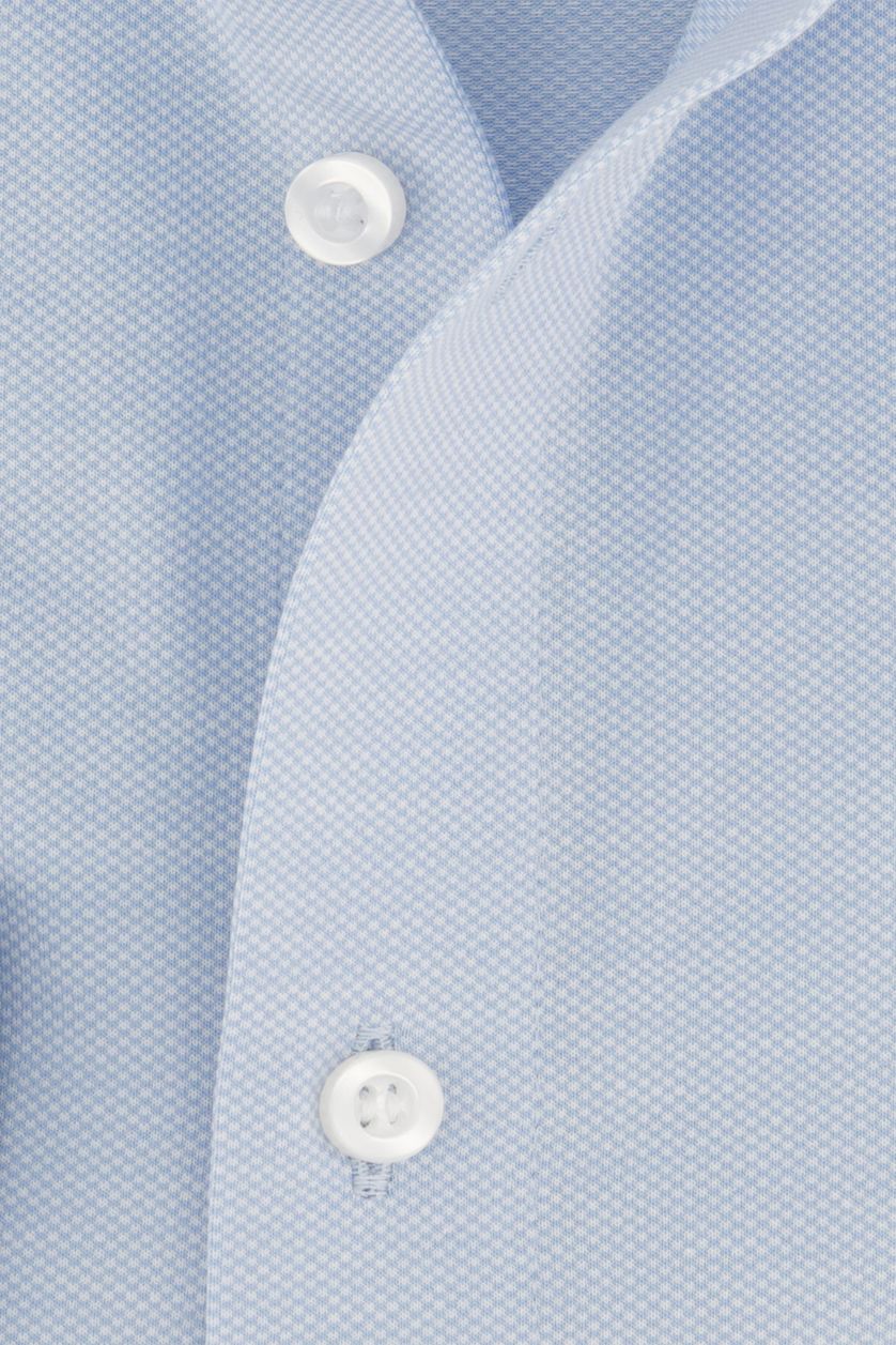 Olymp business overhemd lichtblauw katoen normale fit