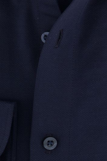 Olymp business overhemd Level Five extra slim fit donkerblauw effen katoen