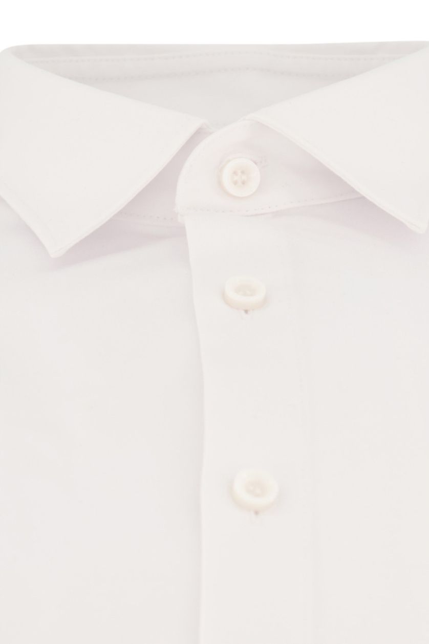 Olymp business overhemd  wit effen katoen super slim fit