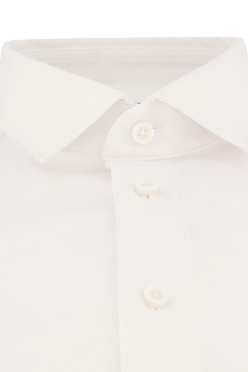 Olymp overhemd mouwlengte 7  wit effen katoen normale fit