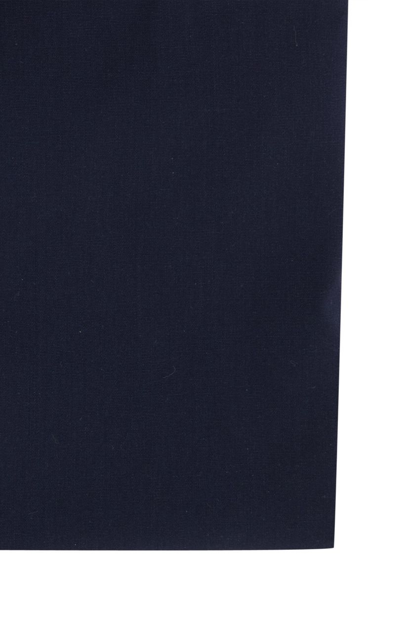 Olymp overhemd mouwlengte 7 donkerblauw effen katoen slim fit