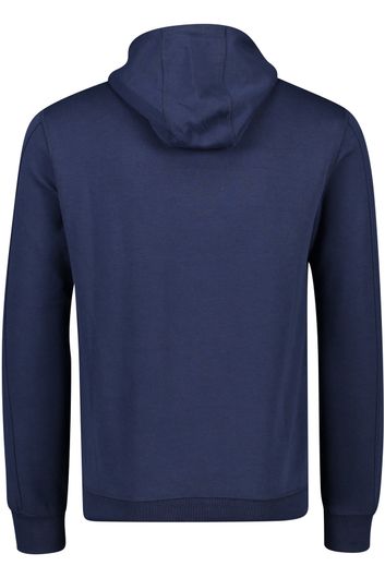 New Zealand sweater Arrow donkerblauw geprint katoen