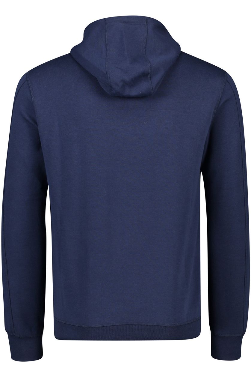 New Zealand sweater donkerblauw geprint katoen Arrow