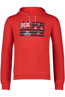 New Zealand New Zealand sweater Arrow rood geprint katoen