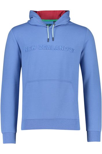 sweater New Zealand blauw effen 