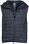 bodywarmer People of Shibuya donkerblauw normale fit synthetisch effen rits