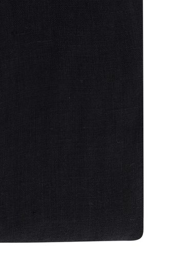 Polo Ralph Lauren casual overhemd normale fit zwart effen linnen