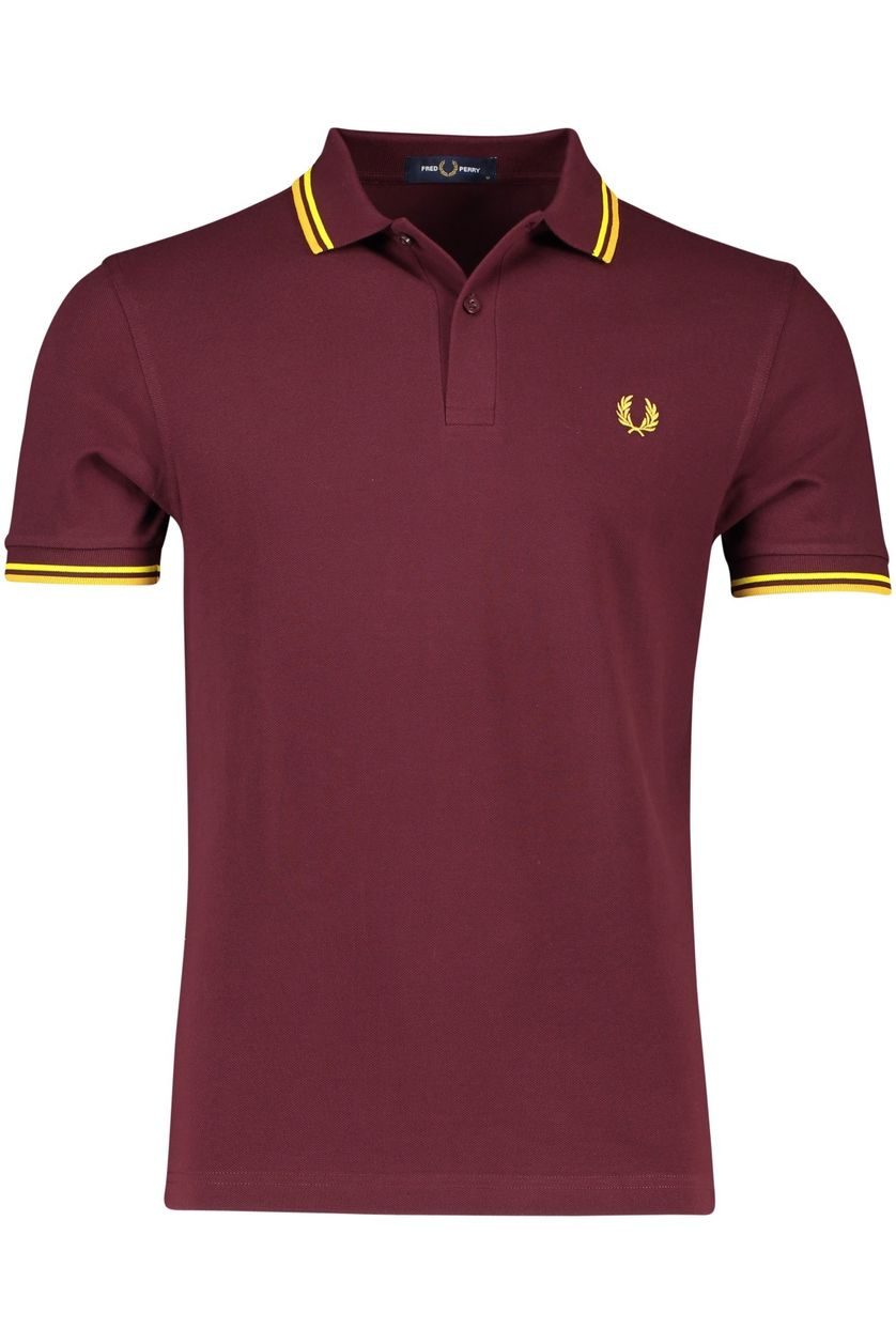 Fred Perry poloshirt bordeaux