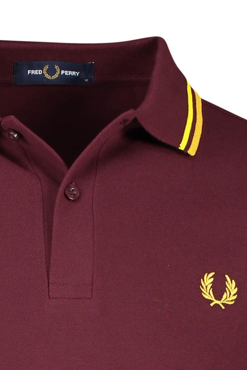 Fred Perry poloshirt bordeaux