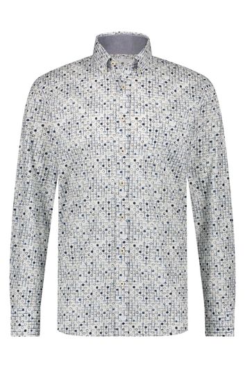 Wit casual overhemd State of Art button down boord