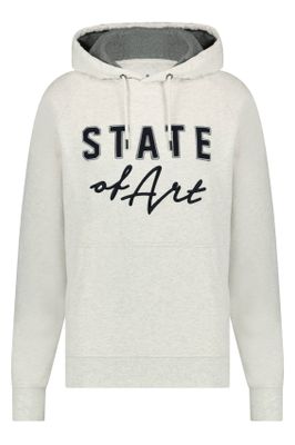 State of Art sweater State of Art beige effen katoen  