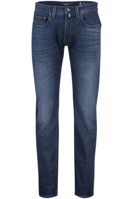 Pierre Cardin Pierre Cardin jeans navy effen katoen zonder omslag