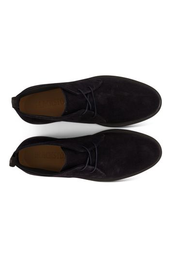 Blackstone nette schoenen donkerblauw effen leer