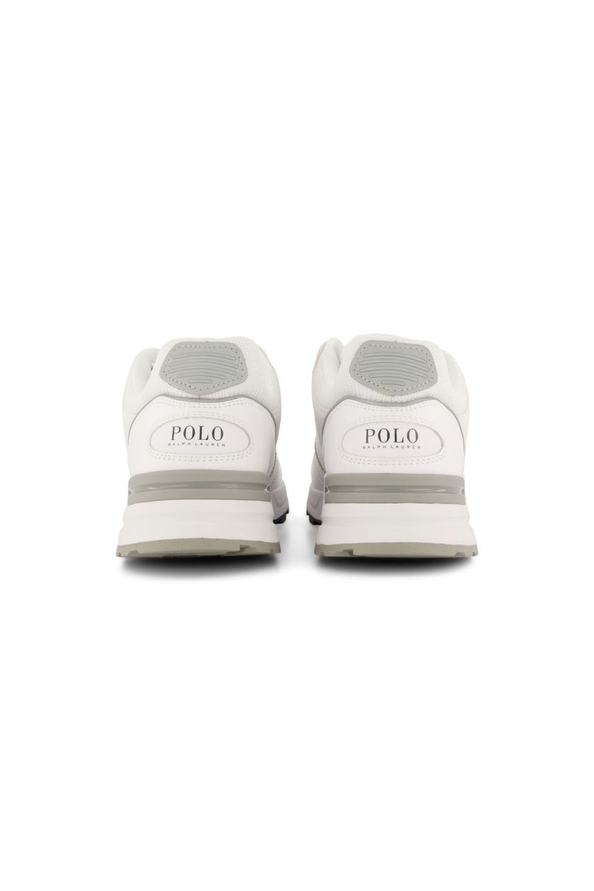 Witte Polo Ralph Lauren sneakers met logo leer