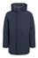 Jack & Jones winterjas donkerblauw normale fit effen halflang Plus Size