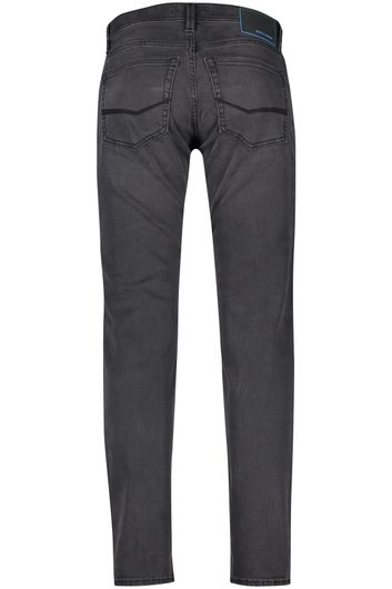 Pierre Cardin jeans Lyon zwart effen katoen