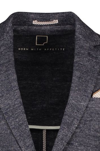Born With Appetite colbert navy geruit wol