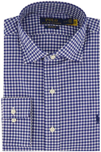 casual overhemd Polo Ralph Lauren blauw geruit katoen normale fit 