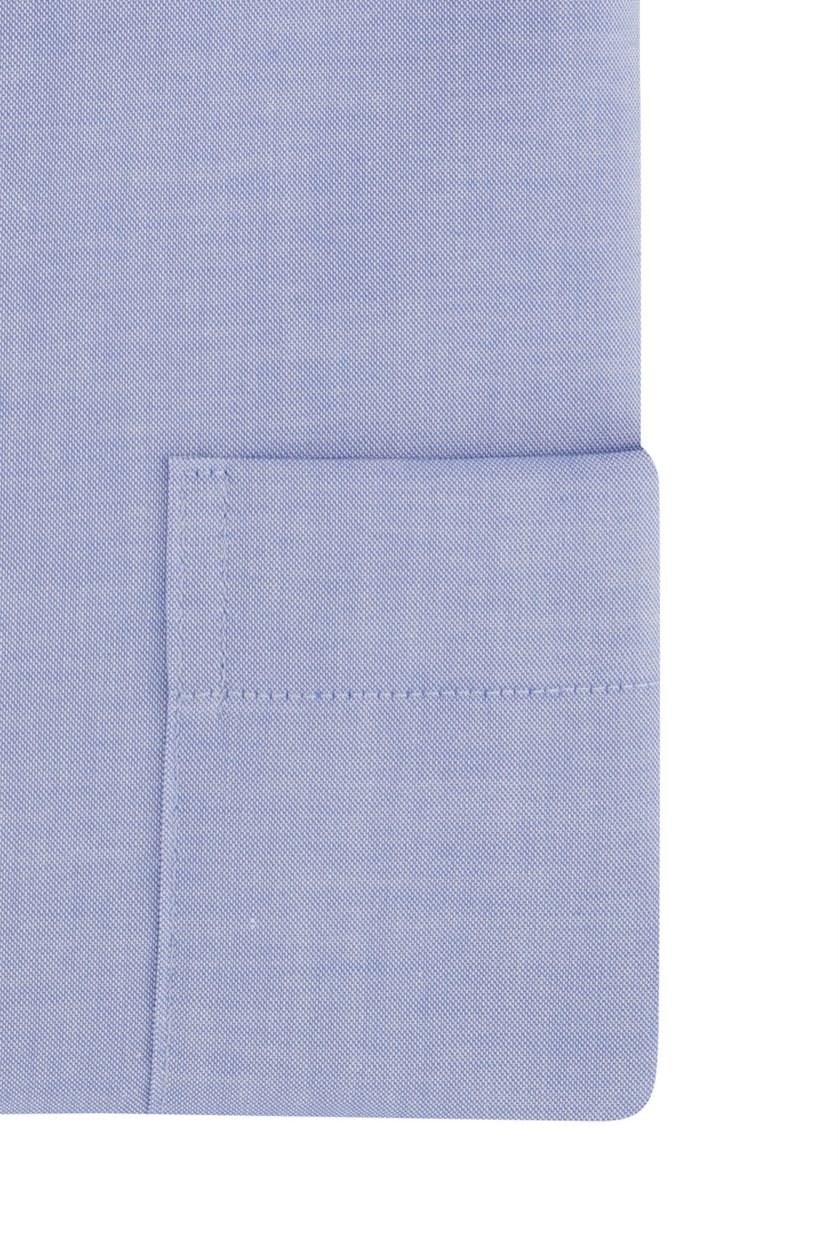 Eterna business overhemd Comfort Fit lichtblauw effen met borstzak
