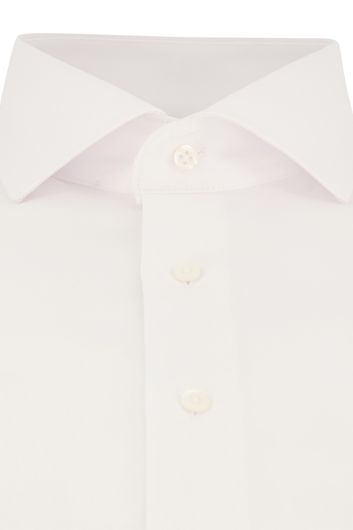 Zakelijk Eterna overhemd Modern Fit normale fit wit uni katoen