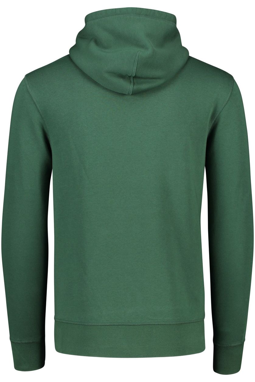 Butcher of Blue sweater groen effen katoen hoodie 
